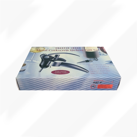 📌 *Corkscrew Set - New Sharper Image Deluxe Metal Corkscrew Set - Never Used - Picture 3 of 11